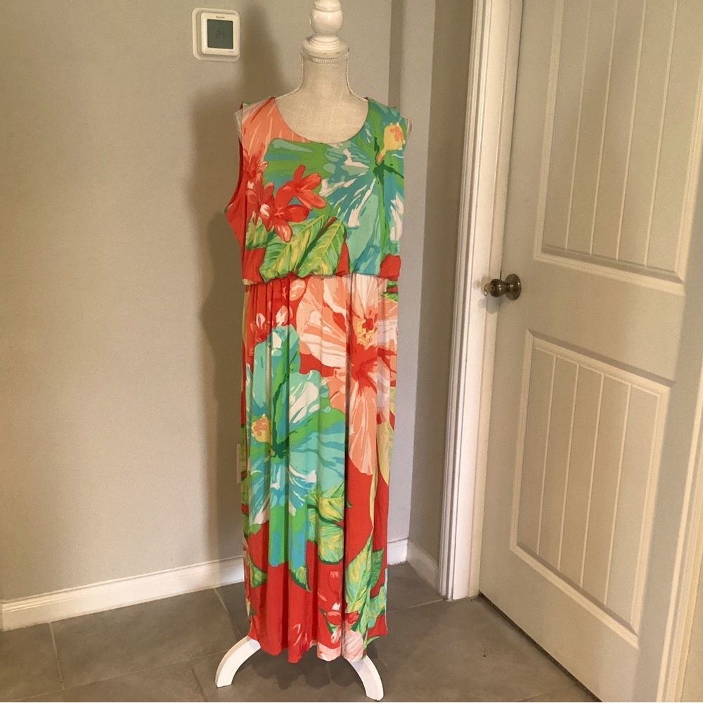Ruby Rd. Colorful Floral Maxi Dress